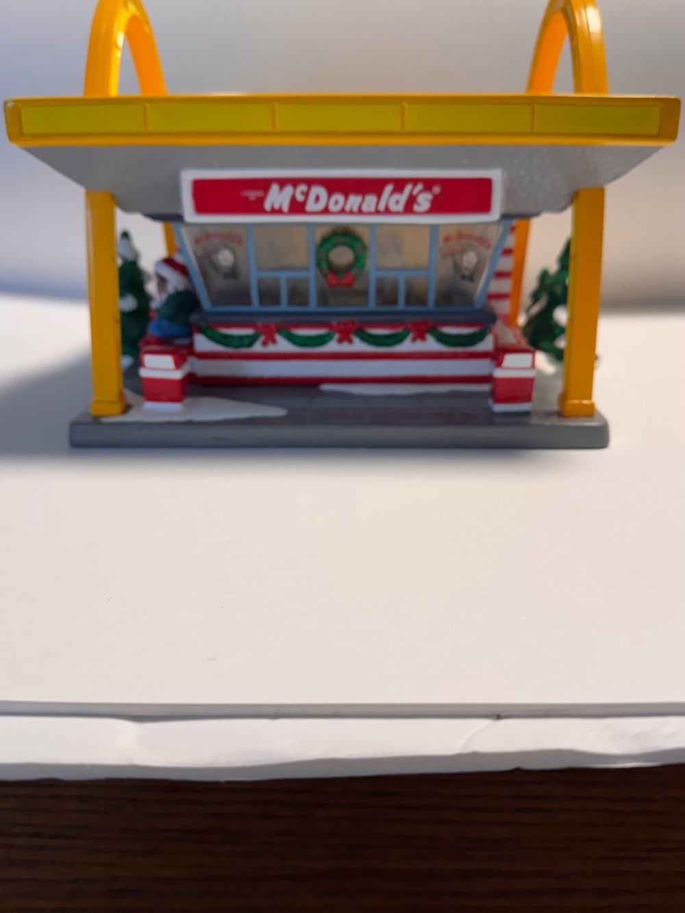 McDonald's Yellow & Red Holiday Mini Restaurant with Green Accents